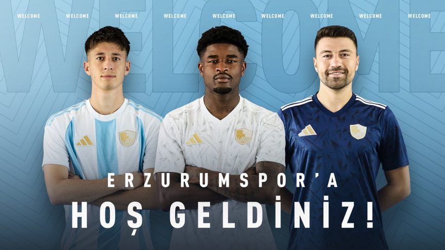 Erzurumspor FK'dan üçlü transfer hamlesi!