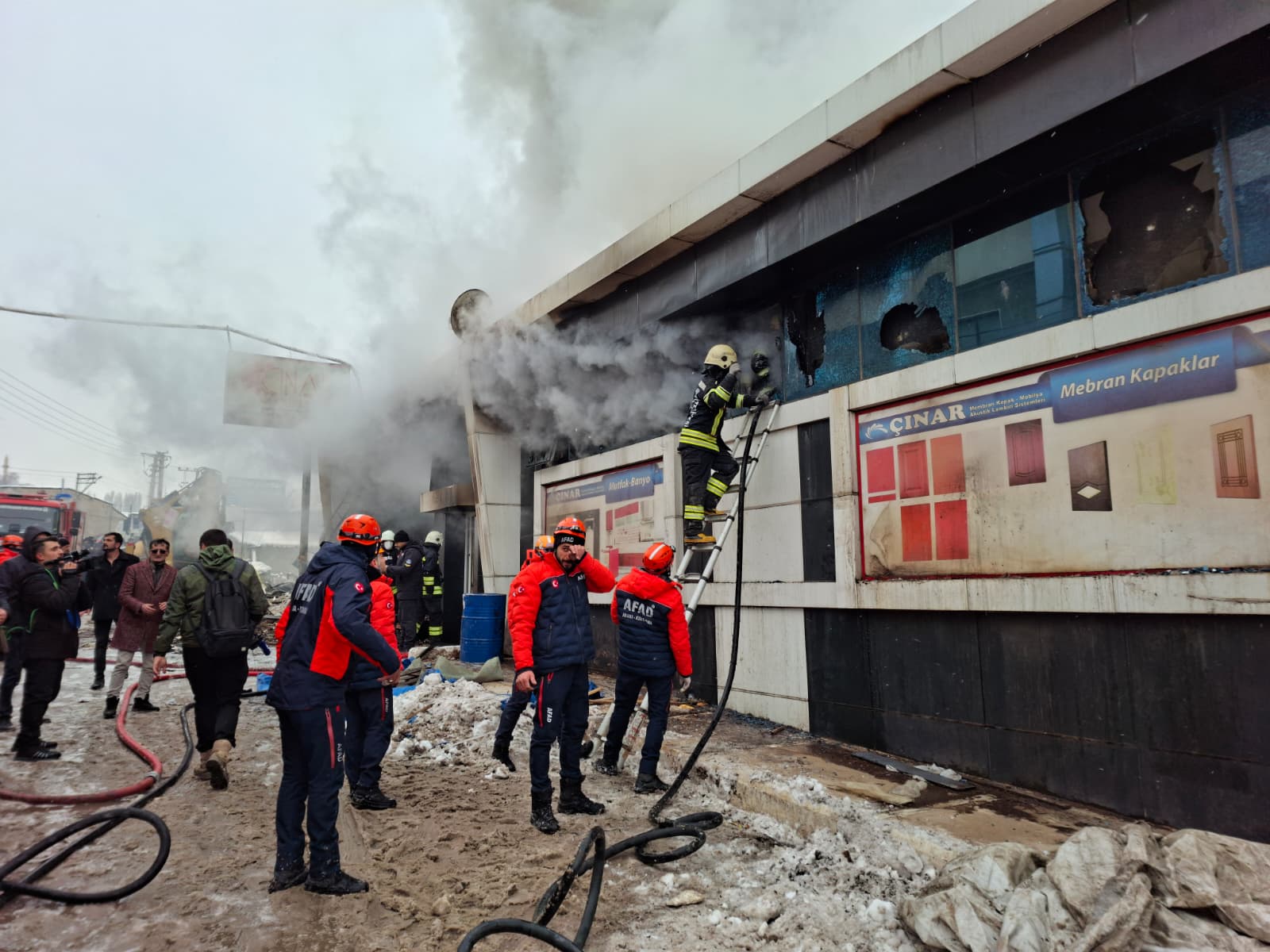 Erzurum'da patlama: 2 ölü 6 yaralı