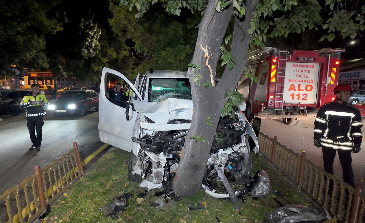 Peş peşe trafik kazası: 6 yaralı